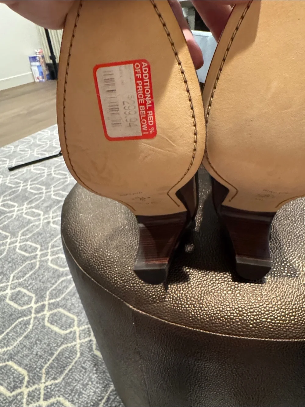 Brown Suede Over-the-Knee Boots with boot hangar included